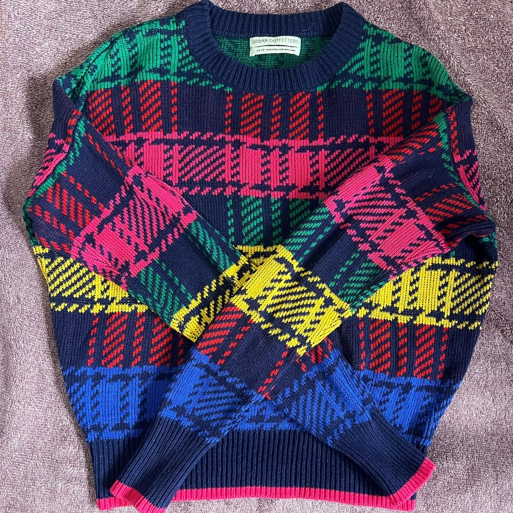 Urban Outfitters Multi-Colored Knit Sweater